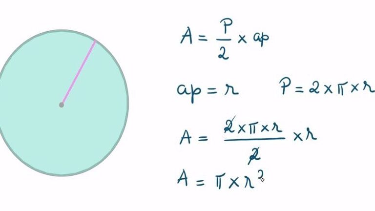 Exemplos de como calcular a área de um círculo passo a passo